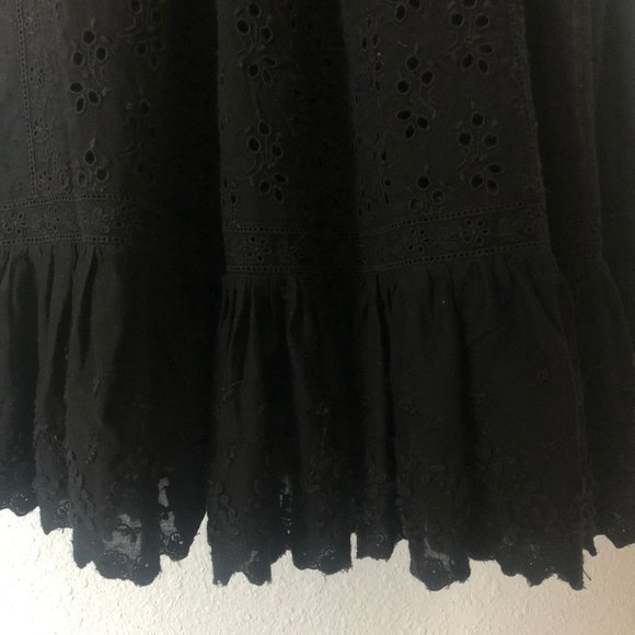 Ulla Johnson Black Embroidered Bea Midi Dress NWT - Picture 8 of 11
